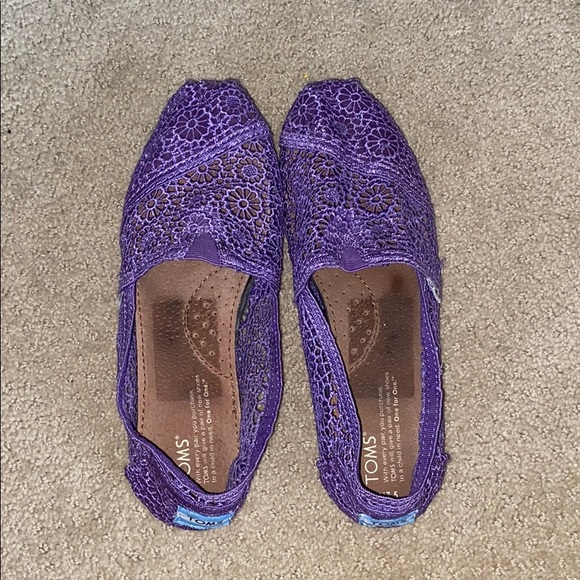 Purple lace TOMS - Picture 2 of 4
